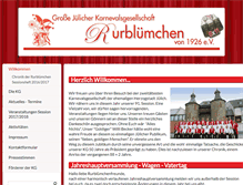 Tablet Screenshot of kg-rurbluemchen.de